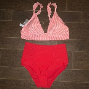 NWT AERIE HIGH WAISTED BIKINI